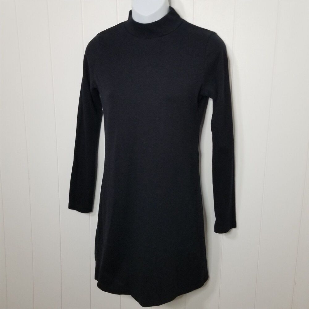 All About Eve Dress Size 2 Minimalist Goth Whimsygoth Long Sleeve LBD - Picture 3 of 11